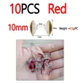 10mm 10pcs Red