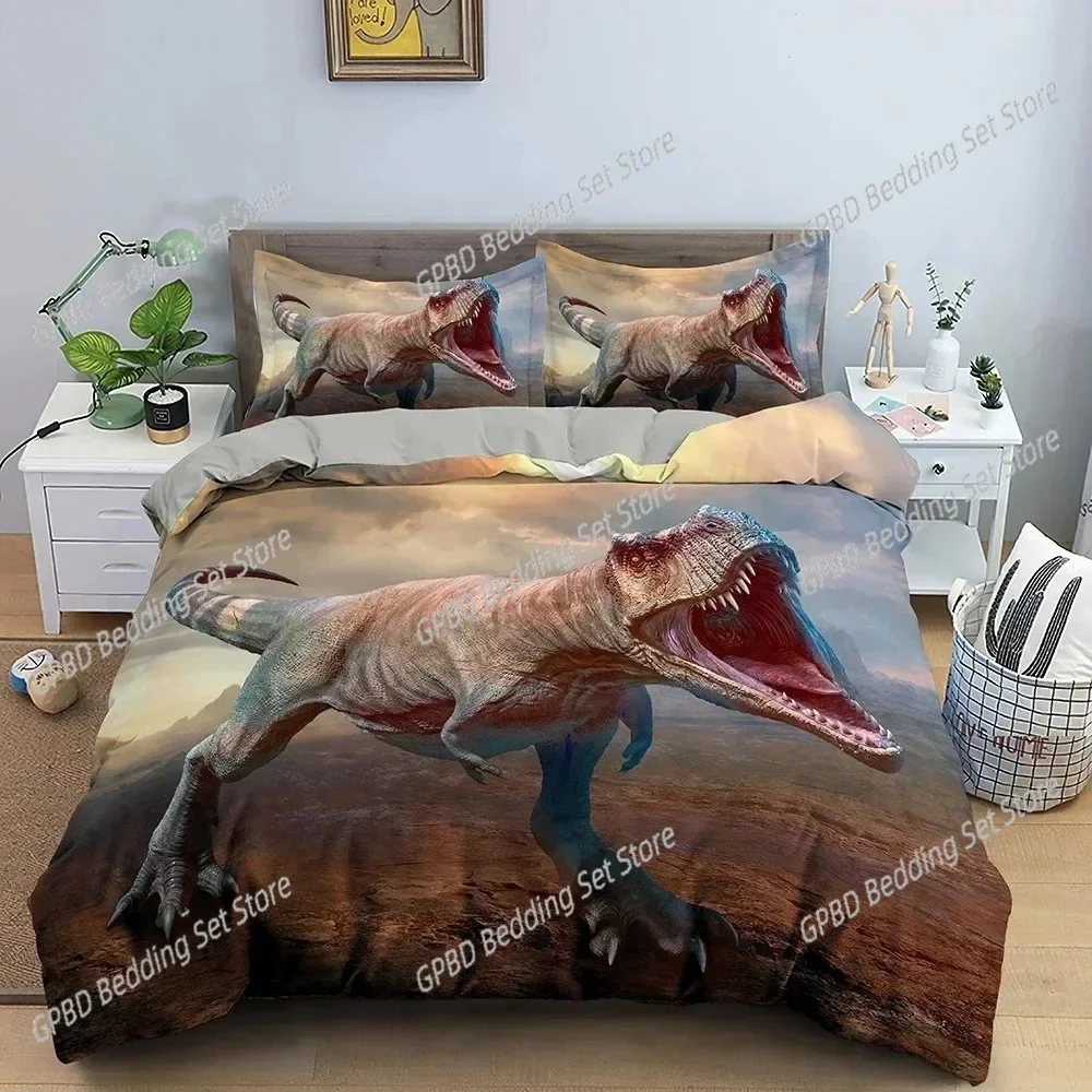 Dragon Comfortable Duvet Quilt Cover Pillowcase Bedding Set Children Bedroom Decoration Home Textile