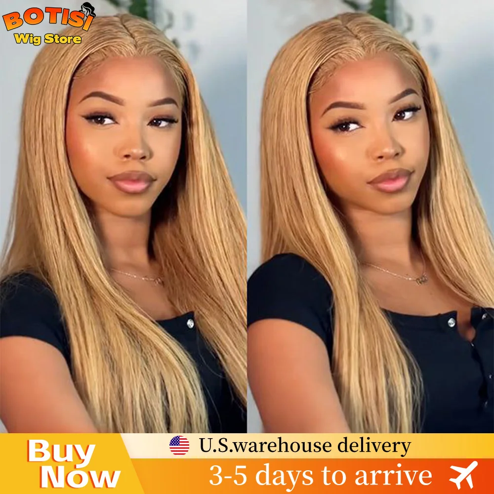 

Botisi 30-дюймовые 13x4 парики фронта шнурка прямой Hd парик фронтальной части шнурка 13x6 кость прямые человеческие волосы парики медовый блондин парик человеческие волосы