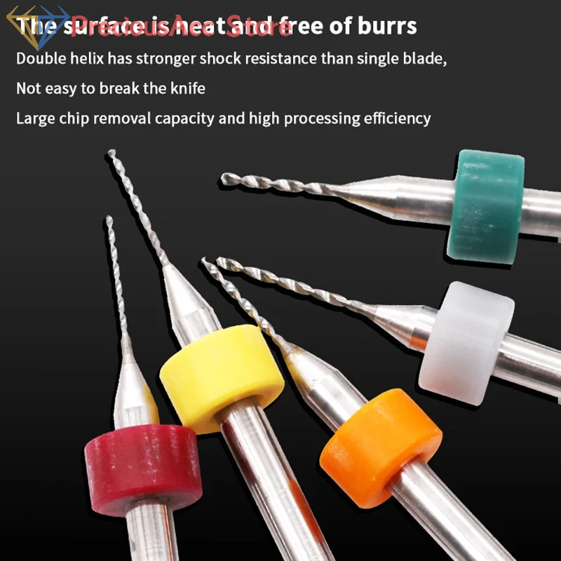 Mini set di punte da perforazione CNC per PCB per scheda di stampa per circuito stampato Punta da trapano Multi specifica Punta da trapano per PCB Micro punte da trapano