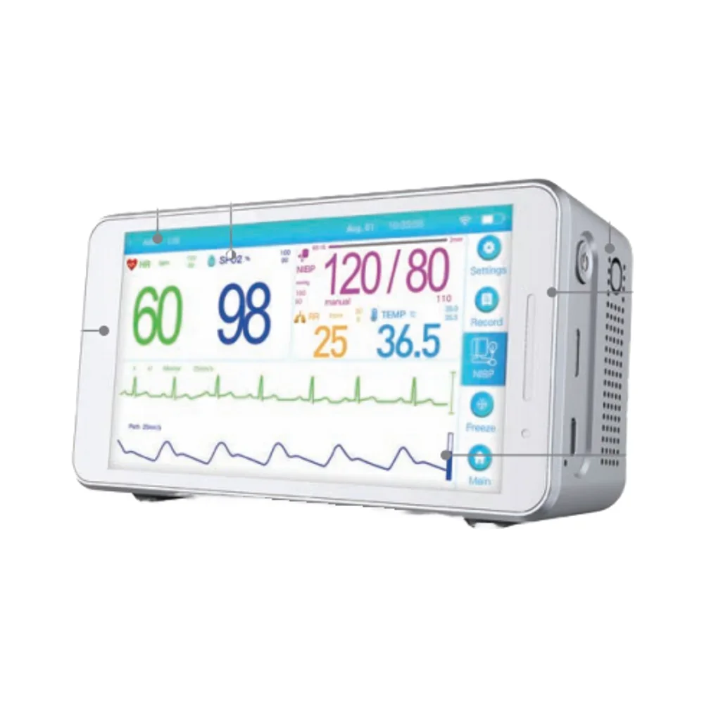 

Advanced Professional Multiparameter Vital Sign Monitor Capnograph Veterinary Medical Equipment Pet Animal Veterinary Instrument