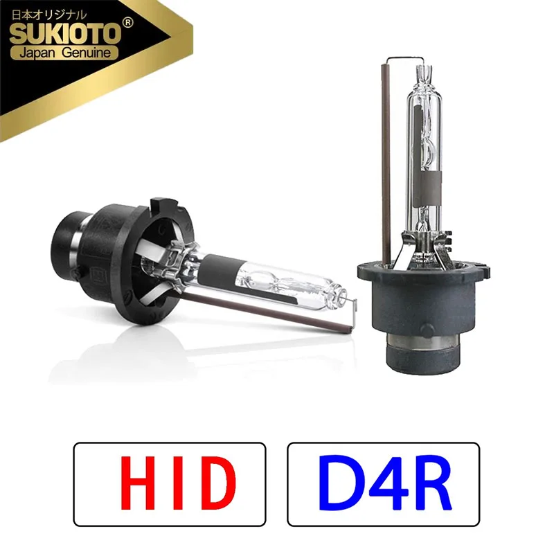 

2PCS SUKIOTO D4R Xenon 35W HID Car Bulb D2R HID 85126 Xenon Standard Headlight Upgrade 55W D2S HID Auto Light D4S Original Lamp