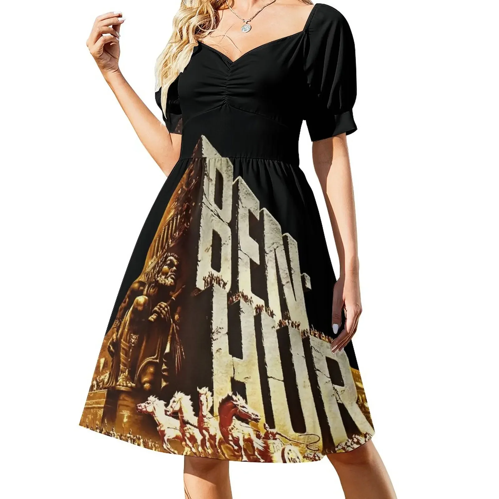 

Ben Hur Short-Sleeved Dress women's clothing summer 2025 novelties dresses for women