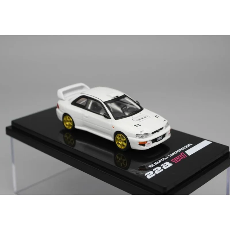 Hobby Japan 1:64 Scale Subaru Impreza 22B WRX STI Alloy Car Model Collection Ornaments