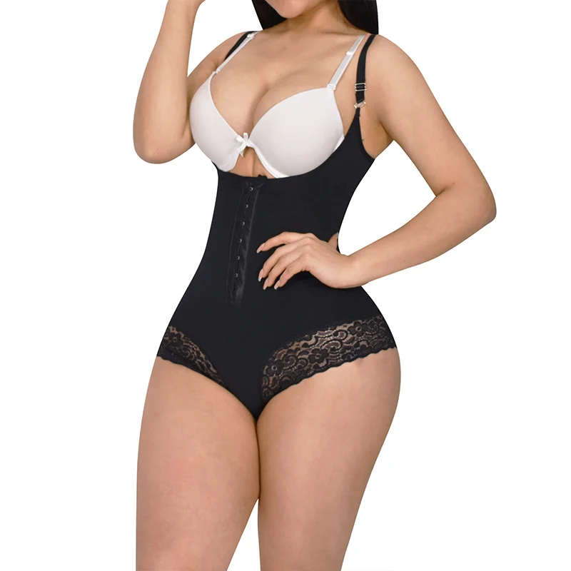 Fajas Colombianas Compression Body Shaper Tummy Control Shapewear For Post-Surgical Use Abdomen Control Belt