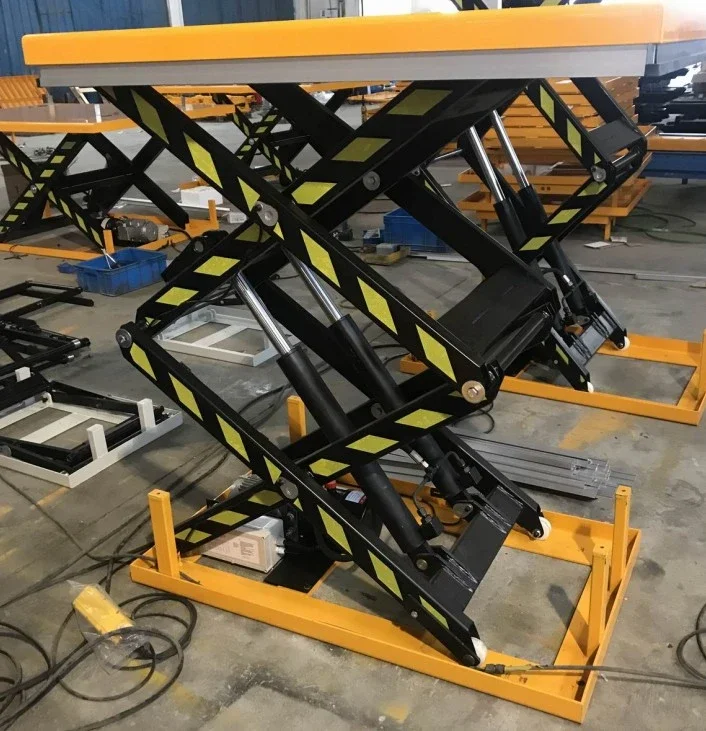 MJ-B Hydraulic Lift Platform Scissor Lift Table Electric Stationary Scissor Lift Table