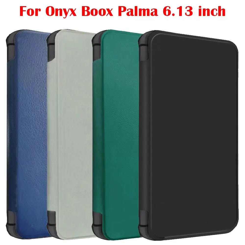 Professional 6.13 Inch E-Reader Case Auto Sleep/Wake Leather Protective Cover Full Coverage E-Ink Screen Smart Shell Stand Funda