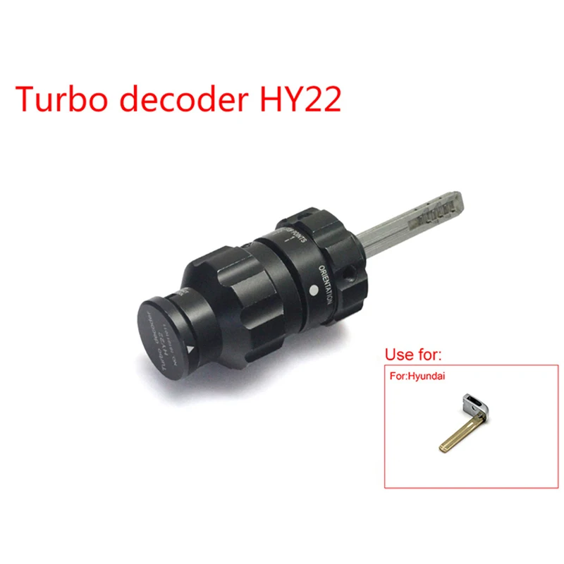 Turbo Decoder Car Key HY22 for Car Door Open Tool Tubular Pick Set Locksmith Door Opener