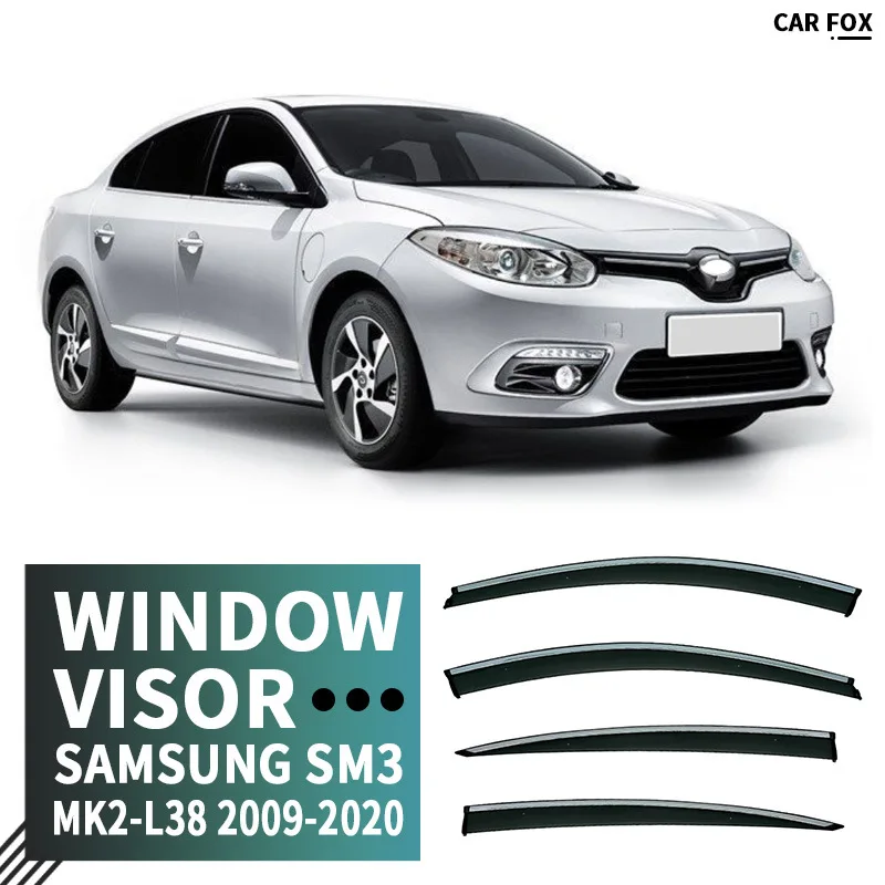 

For RENAULT Samsung SM3 2009-2020 Car Window Visor Awning Shelters Windshield Side Window Rain Sun Shade Auto Accessories