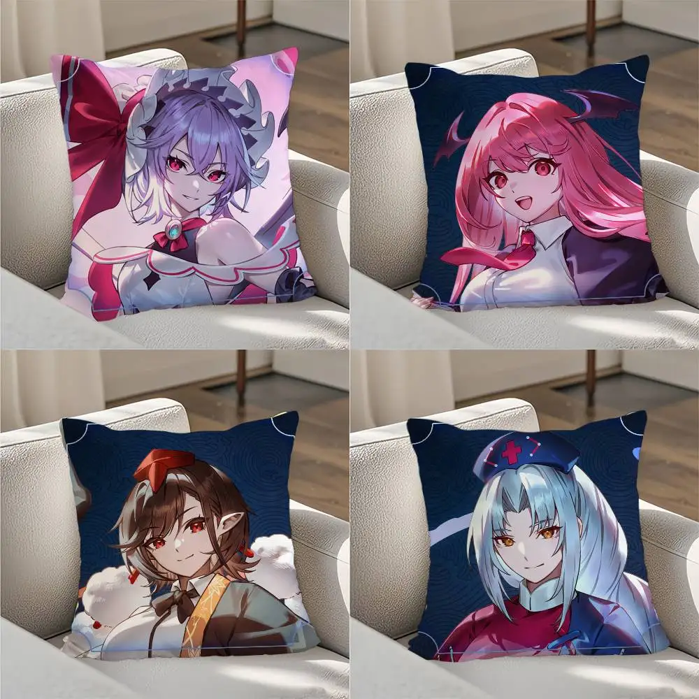 

T-Touhou Project role game Home decoration pillowcases are suitable for sofas, bedrooms, car pillowcases and square cushions