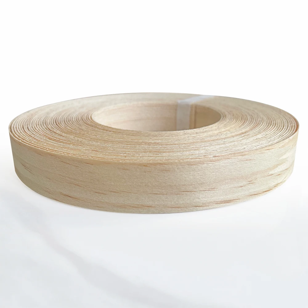 Natürliches schwarzes Walnussholzfurnier, Kantenanleimmaschine, vorgeklebt mit Heißschmelzklebeband, flexibles Holzband für Möbel – Detail 2