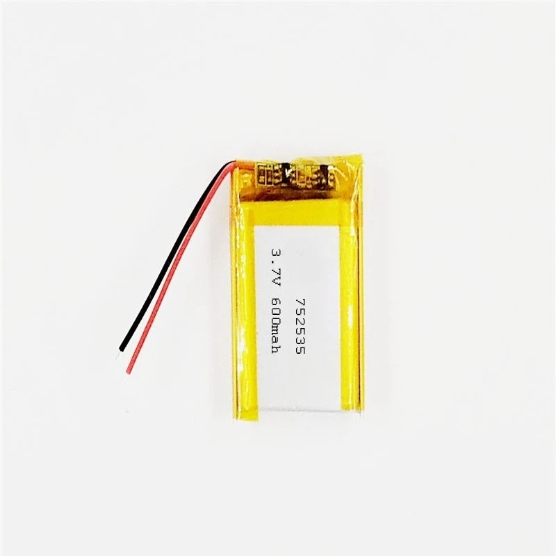 3.7V 600mAh 752535 Lipo Battery For RC Drone