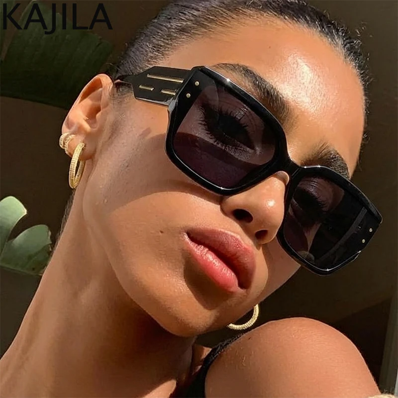 

Oversized Square Punk Sunglasses Women Big 2025 Luxury Brand Fashion Vintage Shield Sun Glasses For Ladies Retro Eyewear UV400