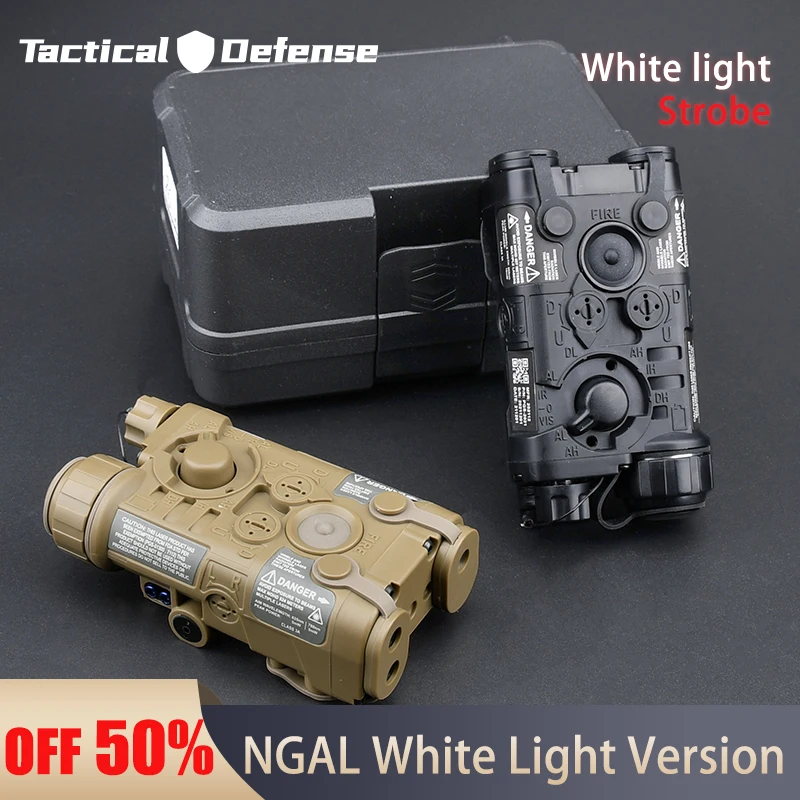 

Airsoft Tacitcal Lighting Nylon plastic battery case Whitelight Version NGAL Flashlight Weapon Light NO Laser NO IR Hunting outd