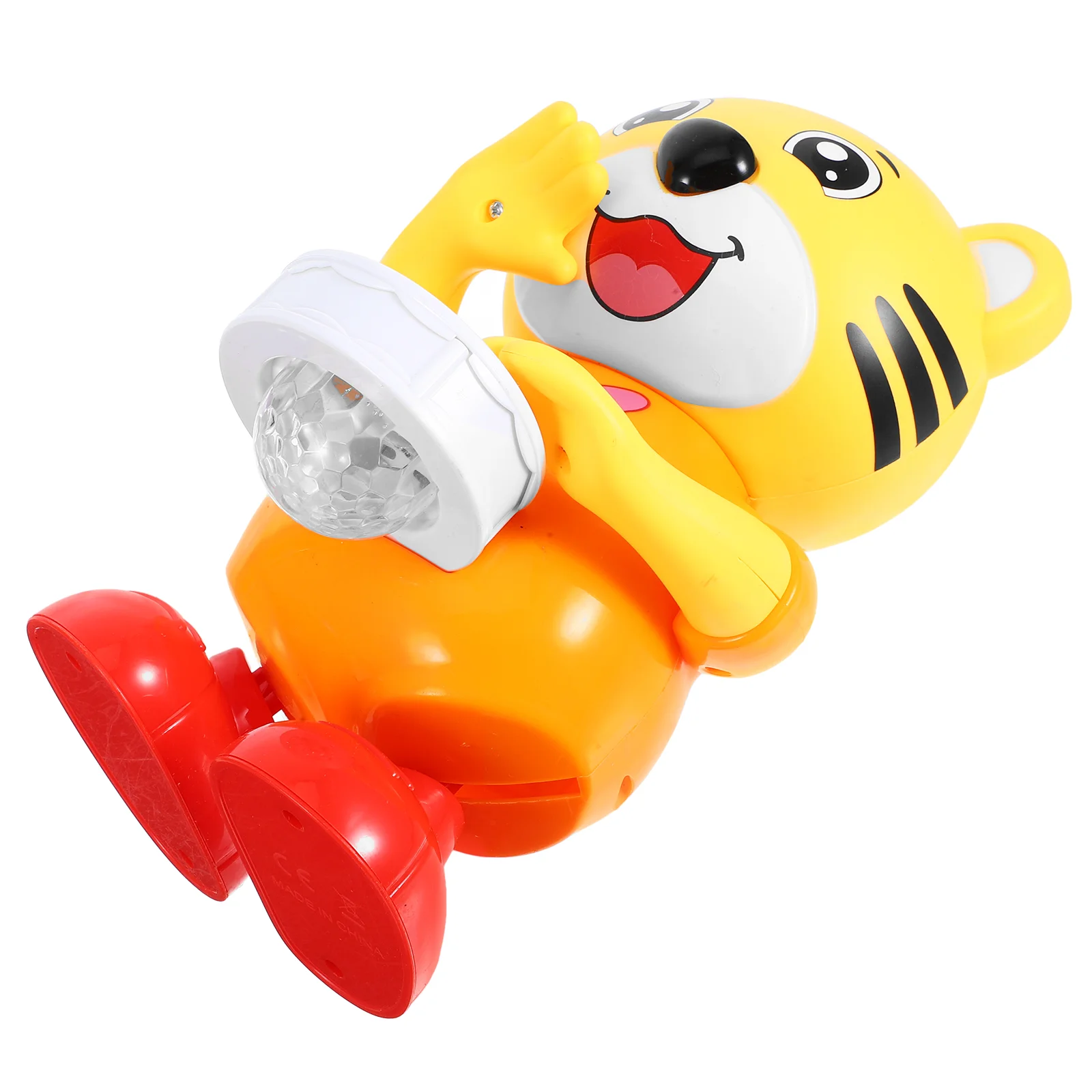 Kids Bath Toys Drumming Robot Bouncing Ball for Toddlers Baby Electric Figures Orange Monkey 6-12 Months Newborn