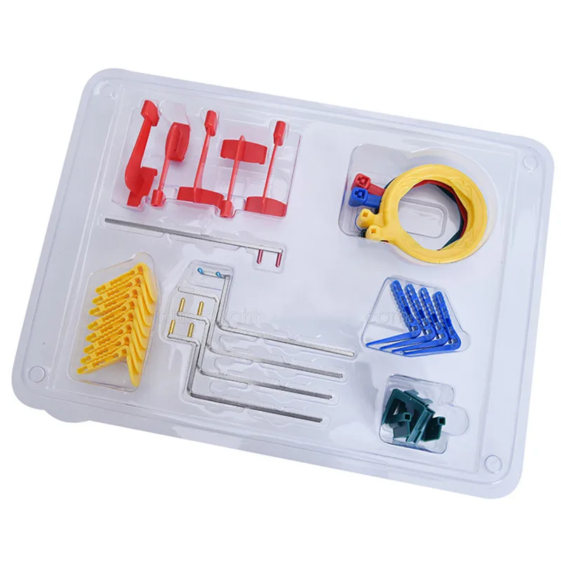 1Set Dentistry Intra Oral X-Ray Film Positioning System Positioner Holder Locator Dental Lab Film X ray Position Kit Dentist