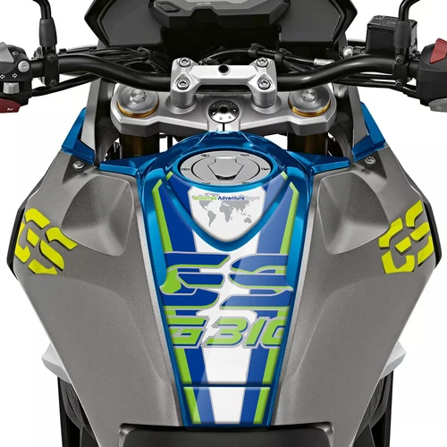 Imagen 2 del producto Para BMW G310GS G 310 GS 2018 2019 2020 2021 2022 2023 2024 2025 Protector de almohadilla de depósito de Gel 3D para motocicleta pegatinas protección de pintura