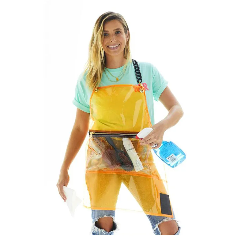 Fashion Popular Barber TPU Apron For Haircut Antifouling Oilproof Painting Men and Women Work Clothes Kitchen Apron