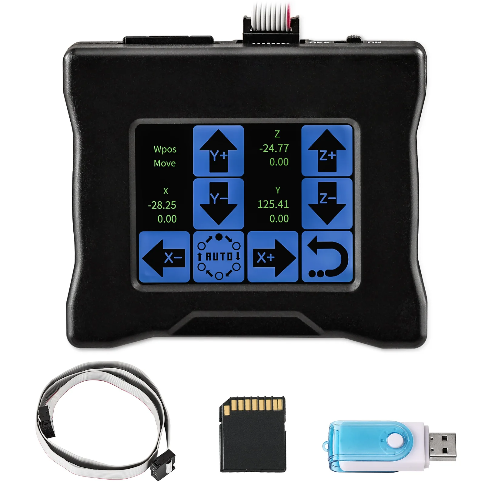 

2.8 Inch Touch Screen Control Board CNC Engraving Machine 3-Axis Integrated Driver Offline Controller For DIY Laser Machine