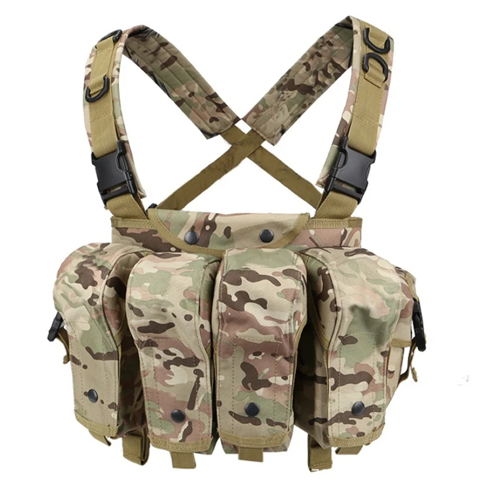 Gilet tattico Marsupio traspirante Gilet pettorale Gilet da allenamento leggero per le forze dell'ordine Sport militari all'aria aperta