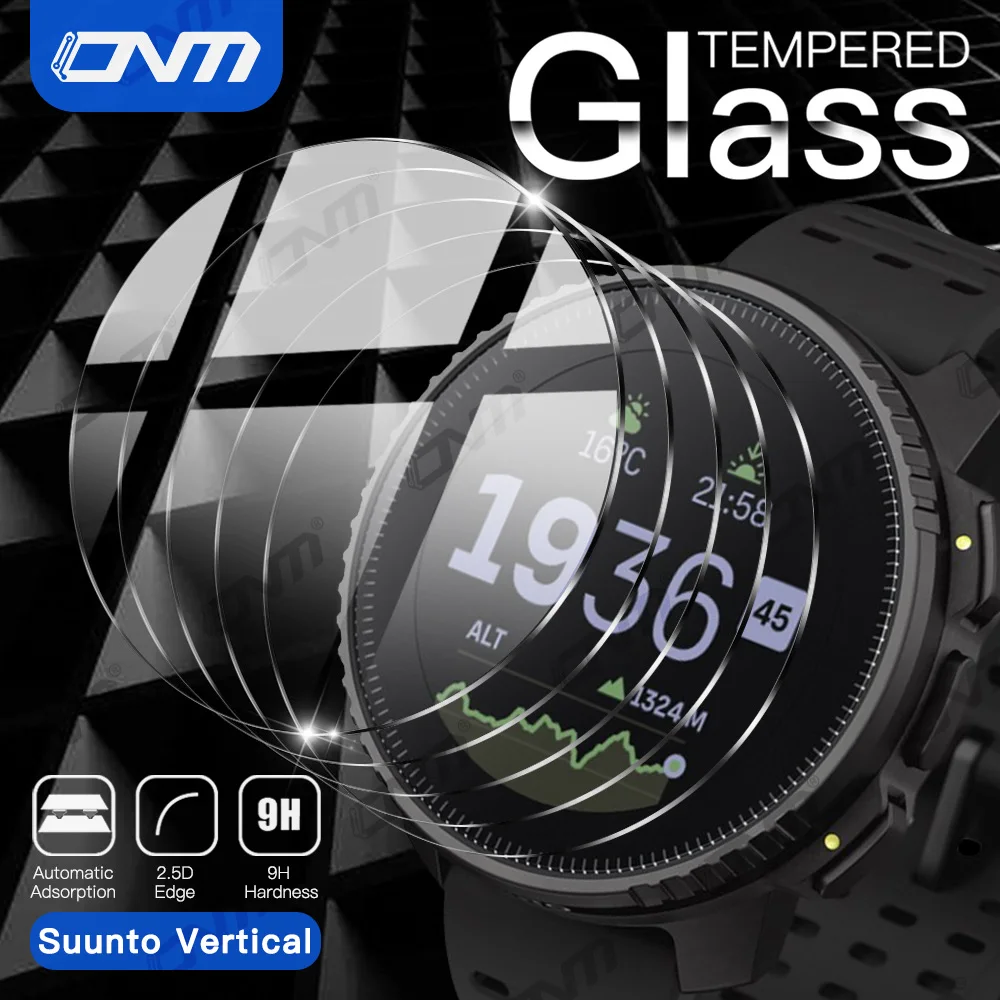 9H Premium Tempered Glass for Suunto Vertical Smart Watch Clear HD Screen Protector for Suunto Vertical Protective Film