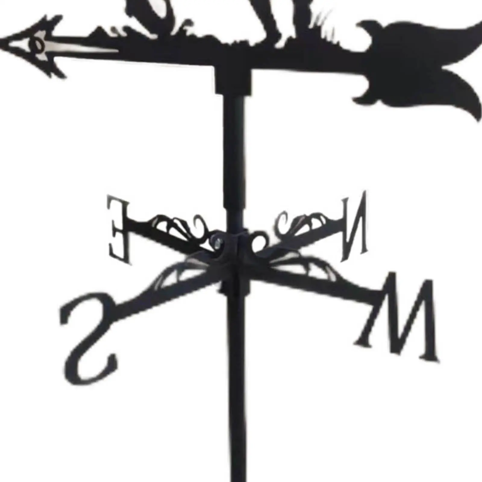 Durable Weathervane,Yard Outdoor Farm Professional Measuring Tool,Garden Barn Stake,Wind Direction Indicator Scene Decor 55cm