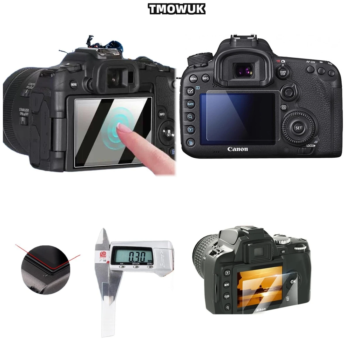 

For Nikon D5300 D54 D5500 D5300 D5600, Professional 9H Tempered Glass Guard