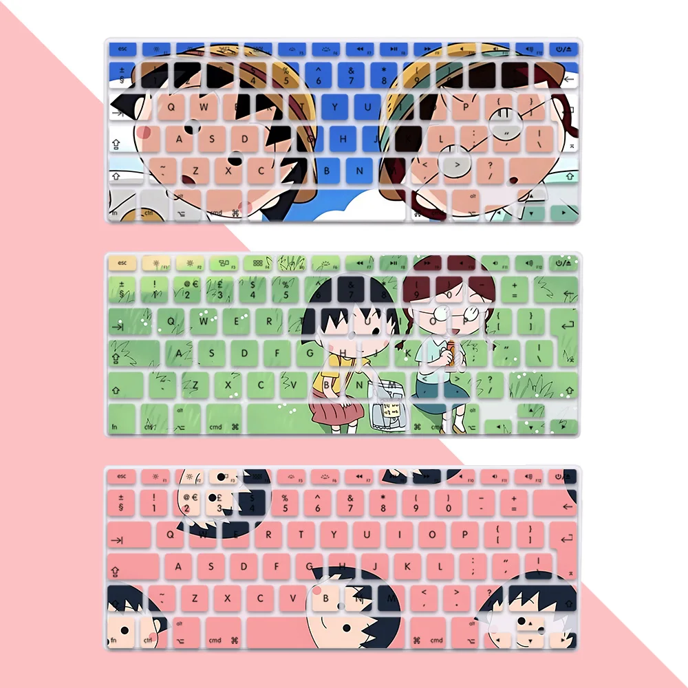 

Chibi Marco-chan EU Layout Soft Silicone Keyboard Cover for Macbook pro A1278 A1286 Retina A1425 A1502 A1398 Air A1369 A1466