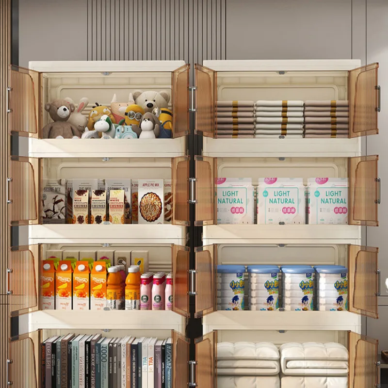 

Living Room multifunctional plastic folding storage cabinet