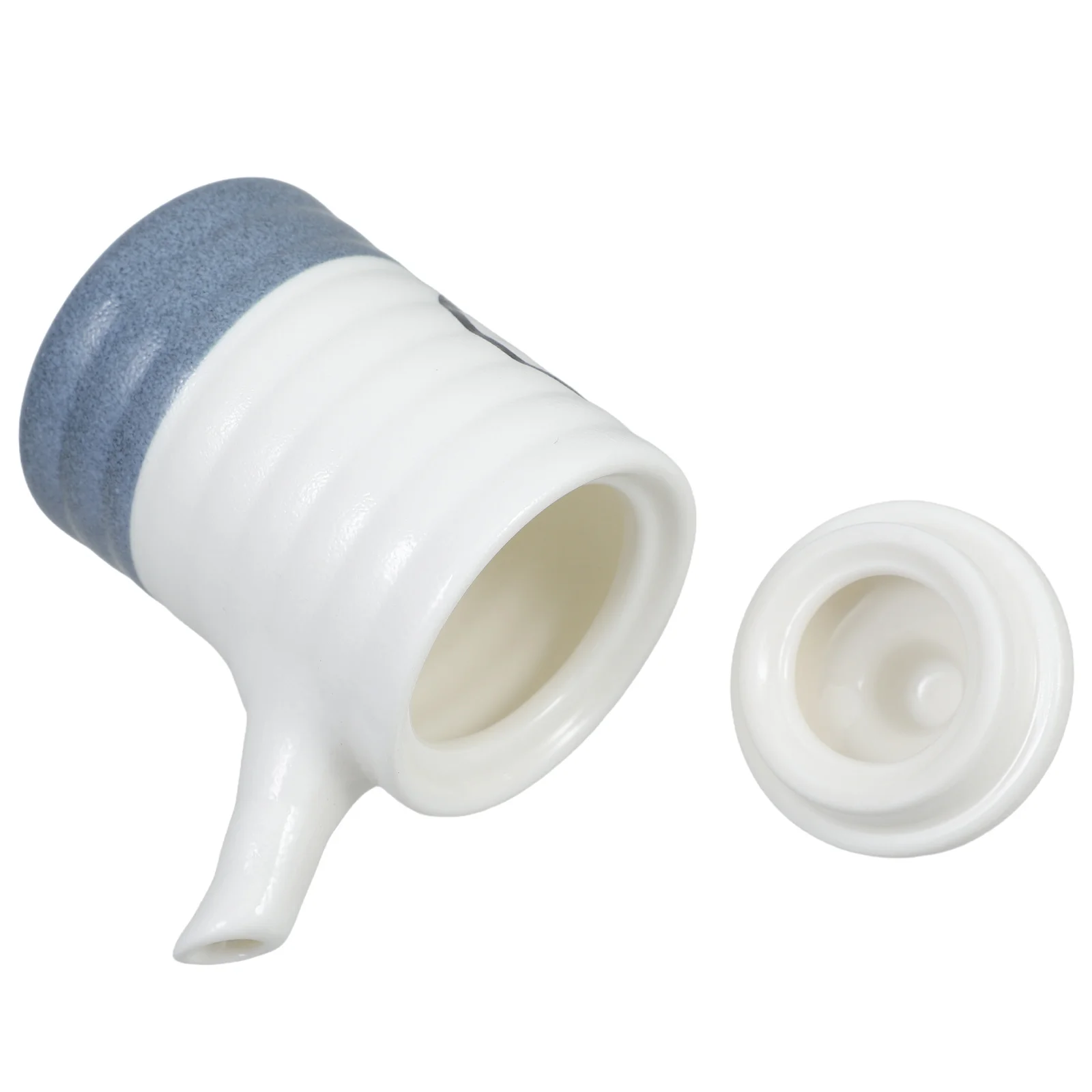 

Ceramic Japanese Style Soy Sauce Vinegar Dispenser Container for Kitchen Home Dining and Sushi Restaurants