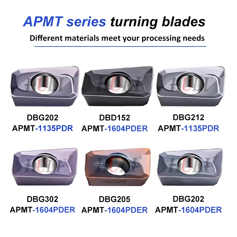 APMT1135PDR APMT160408PDER DBG205 Use For Stainless Steel Machining Center Fast Forward Feeding Milling Machine Milling Inserts