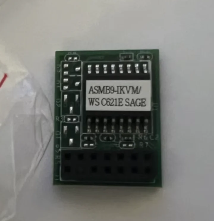 Custom Remote Management Module for ASUS ASMB9 IKVM WS C621E SAGE IPMI Server Motherboard Accessory Replacement Gift