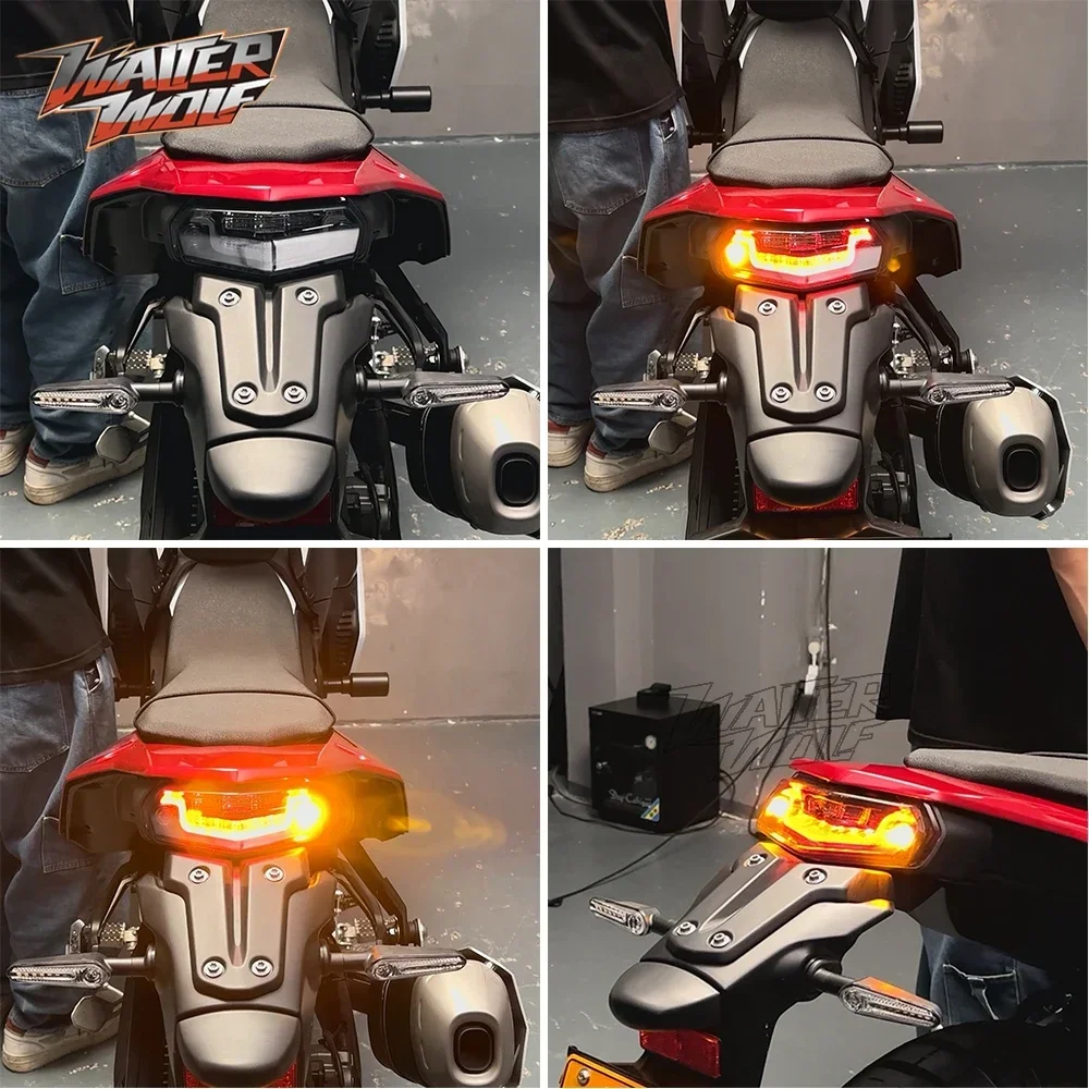 2025 For Yamaha TENERE 700 Motorcycle E32 Tail Light Brake Stop Lamp Indicator Blinker Taillights T700 XTZ700 T7 Rally Word Raid