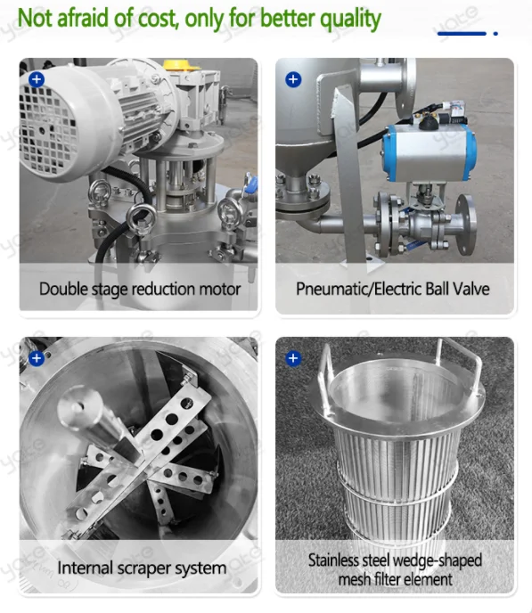 Honey/Syrup/Sirup/Beverages Filtration Auto Self Cleaning Strainer  Automatic Self Cleaning Filter Housing Machine