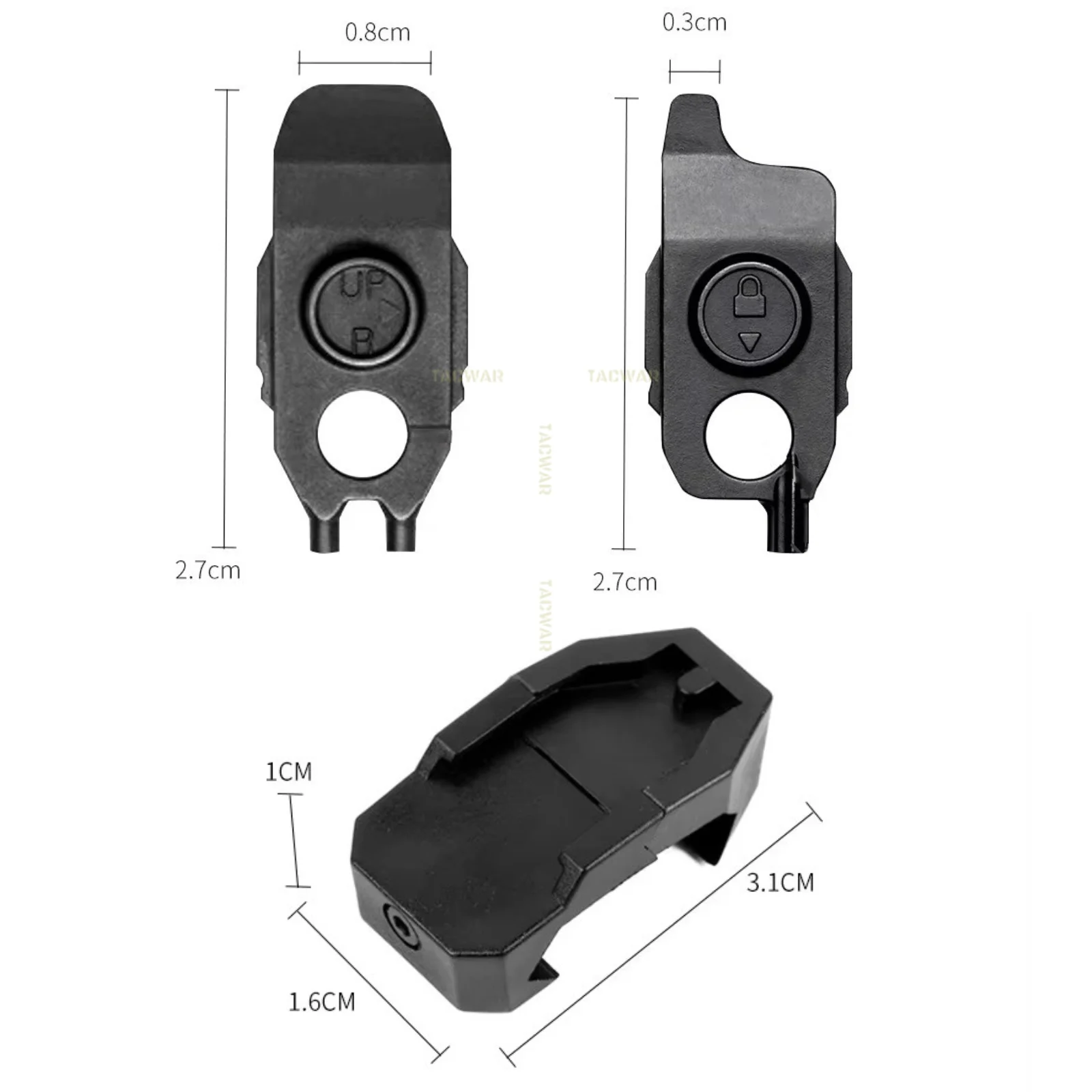 NANO Tool Multitool with Carrier Fit Picatinny Rail for Tactical PEQ Night Vision Devices Red Dot Sight
