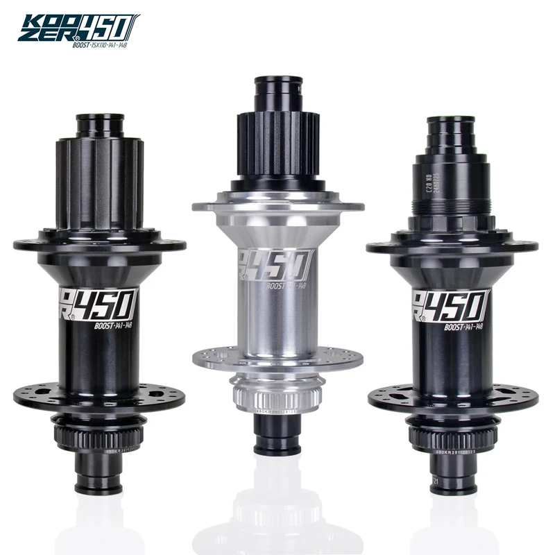 

Koozer 450 Center Lock J-bend Boost Rear Hub HG XD MS 8-12s 32 Hole Cr-Mo Steel Axle 5x141mm 12x148 Bike Parts MTB Bicycle Hubs
