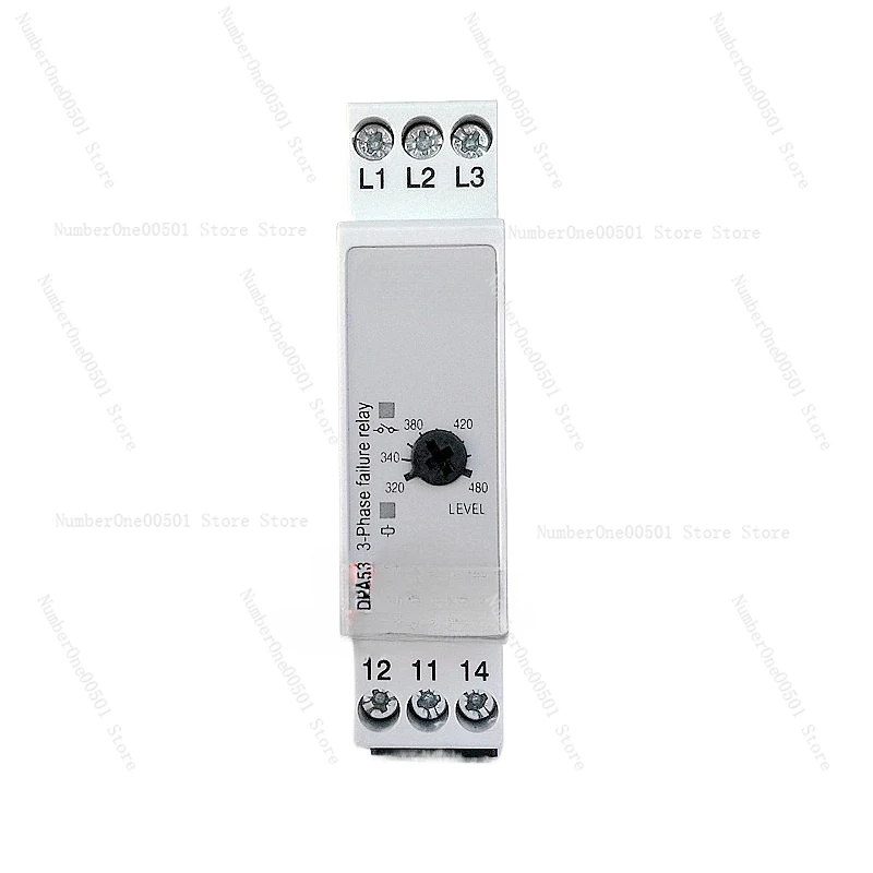 Power Monitor, Relay DPA53CM48 Off-Phase Reverse-Phase Undervoltage Protector