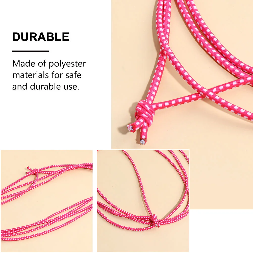 2 Pcs Rubber Band Kids Toy Skipping Outdoor Children's Jump Elastic Toys Polyester Rope for Girl