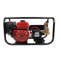 170F 4 Stroke Frame Type Portable Agricultural 22mm Htp Piston Pump Petrol Gasoline Power Sprayer