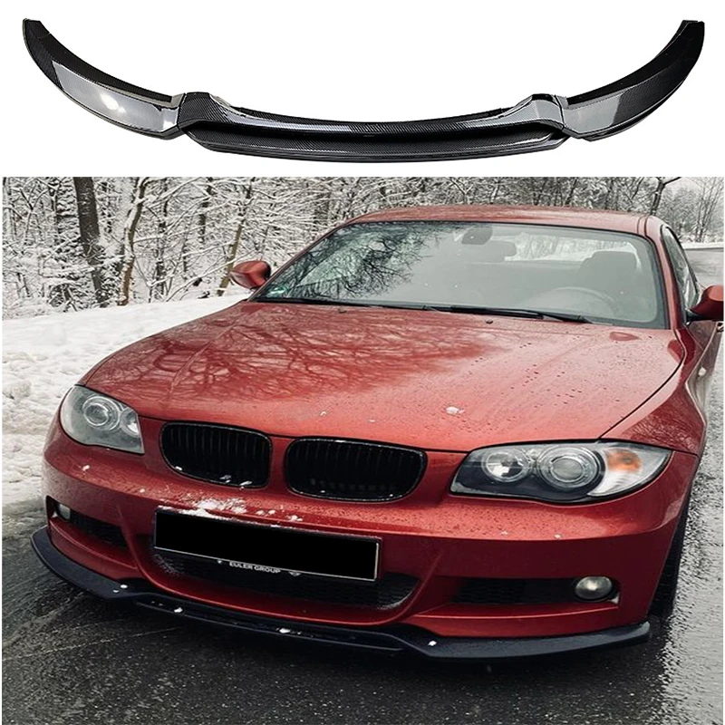 Suitable for BMW 1 Series E82 E88 2008-2013 Front Bumper Front Lip Front Shovel Small Enclosure Exterior Modification