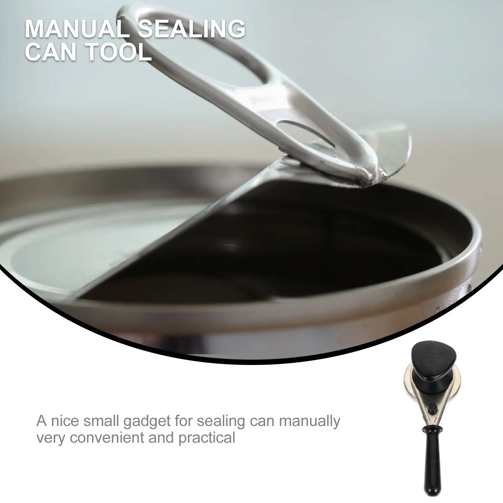 Manual Can Sealer Heavy Duty Tinplate Compact Easy Use Can Sealing Tool for Home Workshop Small Shop