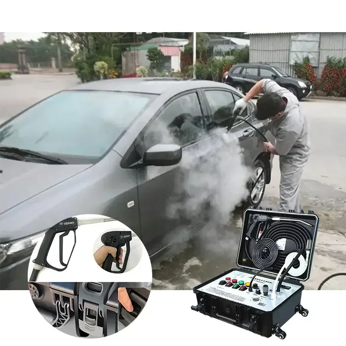 

Power Upgrade Steamer Heating Water Mini Portable Steam Cleaner Cars Cleaning Wash Machine