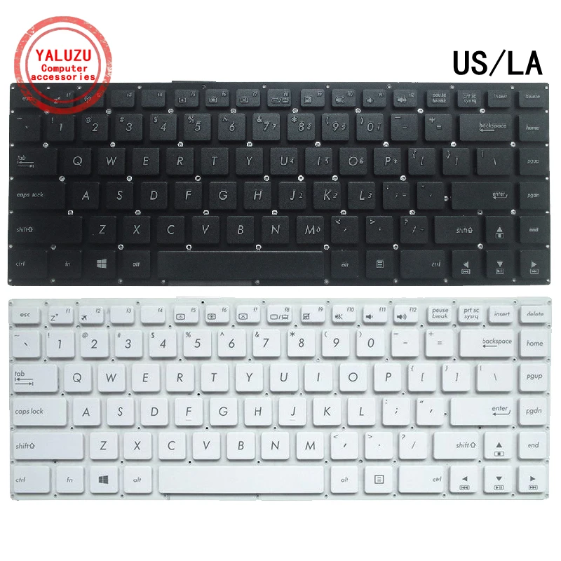 US/LA English NEW Laptop Keyboard For ASUS E402 E402M E402MA E402SA E402S E403SA E402N R417 R417S R417M R417MA R417SA L402S