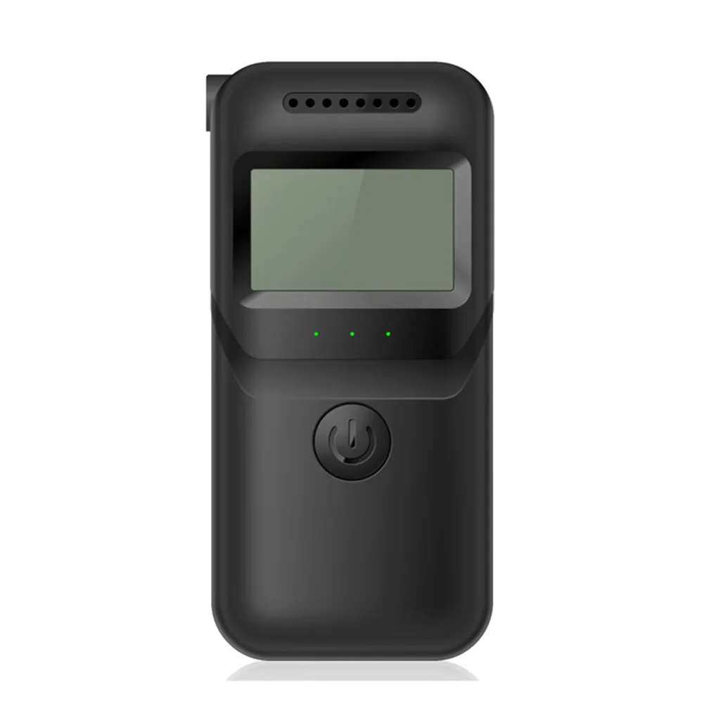 Digital Alcohol Breathalyzer Accurate LCD Display Handheld Alcohol Analyzer with 5 Mouthpieces Alcoholometer for Home Party Use