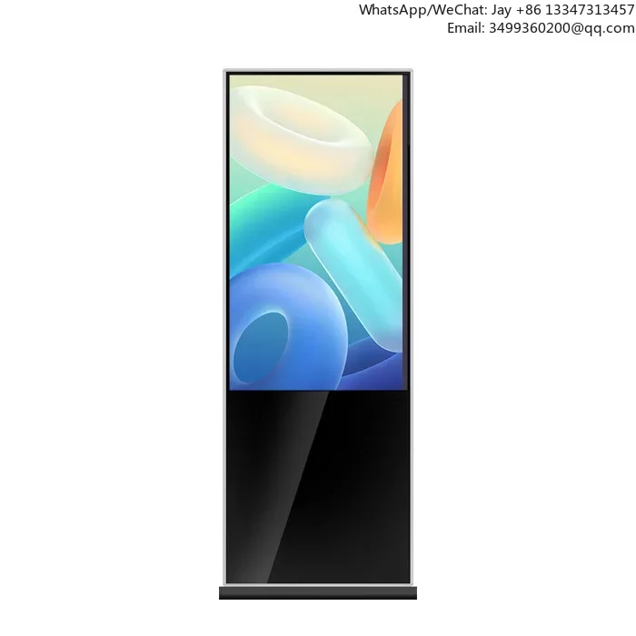 

Indoor 50 55 65 Inch IR Touch Screen Poster LED Display Digital Signage 2160P Interactive Kiosk With WiFi