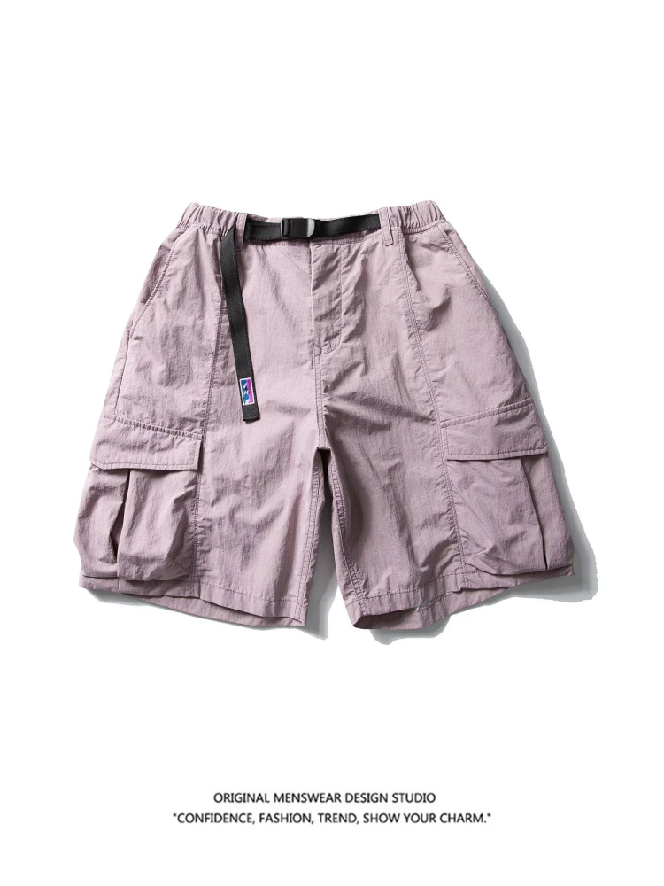 

Qui Dry Casual Loose Straight Leg Five Inch orts Workwear Multi ket ex Summer Trendy Brand orts Youth Daily Wear...