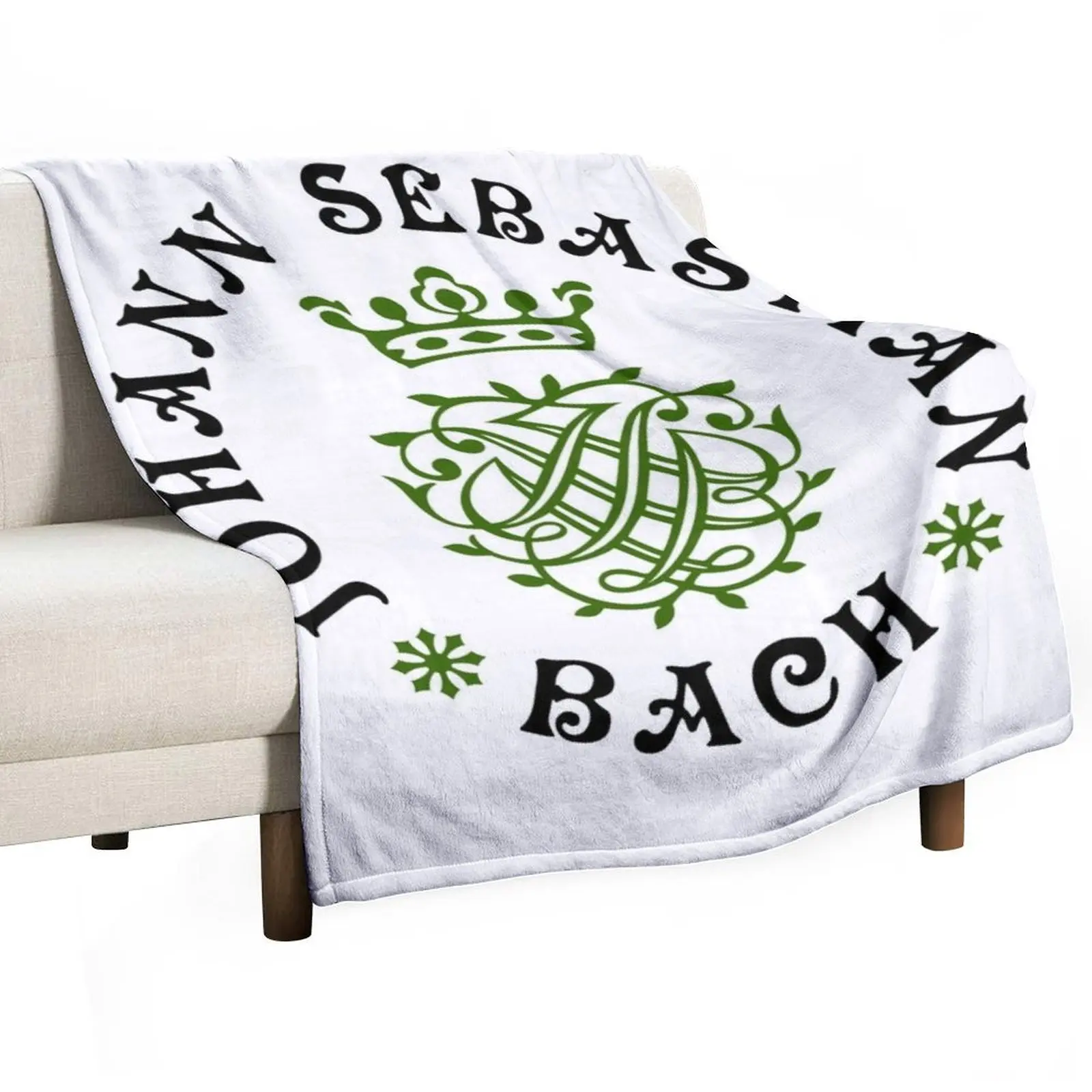 

Johann Sebastian Bach - Monogram - 07 Throw Blanket Soft Beds Hairy Sofas Blankets