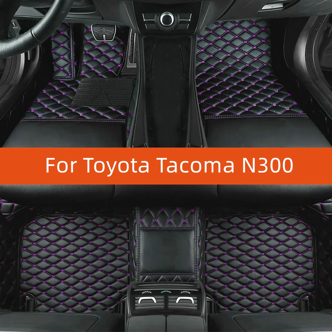 

Custom Leather Car Floor Mat For Toyota Tacoma N300 2016 2017 2018 2019 2020 2021 2022 Car Mat Interior Accessories