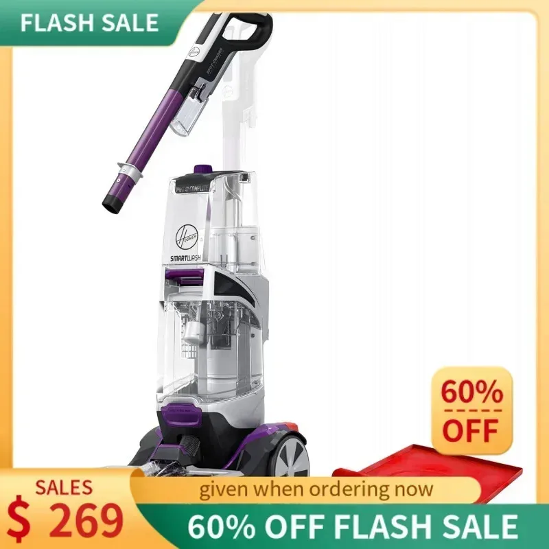 

TGBFHoovvers SmartWash Pet Automatic Carpet Cleaner with Spot Chaser Stain Remover Wand,Shampooer Machine for Pets,FH53050