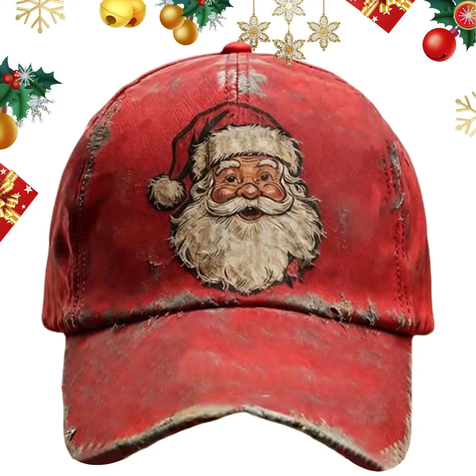 chapeus-de-beisebol-para-mulheres-engracados-vintage-natal-ajustavel-feriado-lavado-chapeu-com-estampa-de-papai-noel-para-viagens-diarias-deslocamento-ao-ar-livre